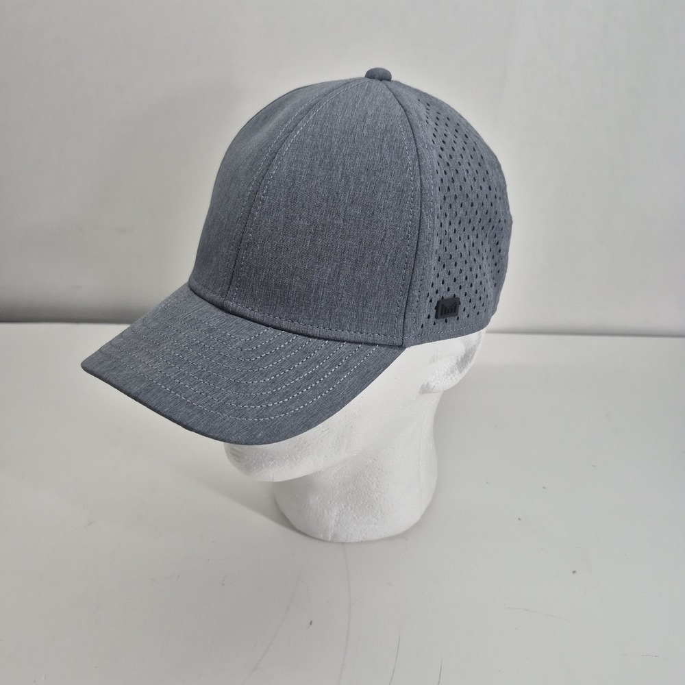 Melin A-Game Hydro Baseball Cap 58cm Gray Perforated Performance Snapback Hat